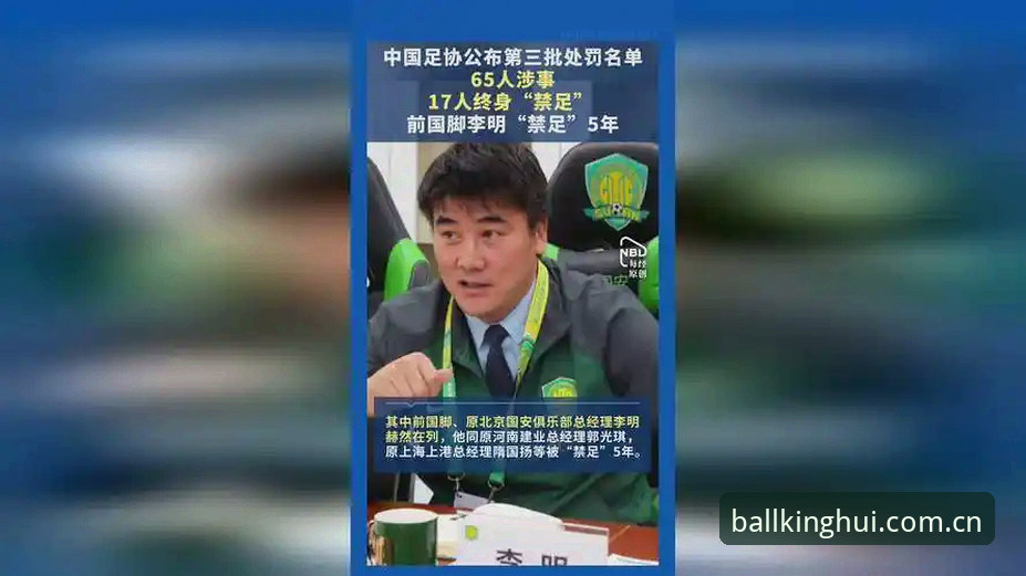中国足协第三批禁足名单全面评测：17人终身禁赛背后的体育生态重构